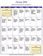 Thumbnail of ponderable calendar