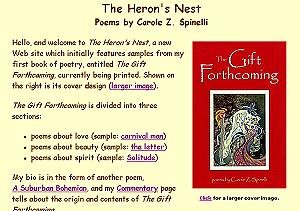 The Heron's Nest - Poems by Carole Z. Spinelli