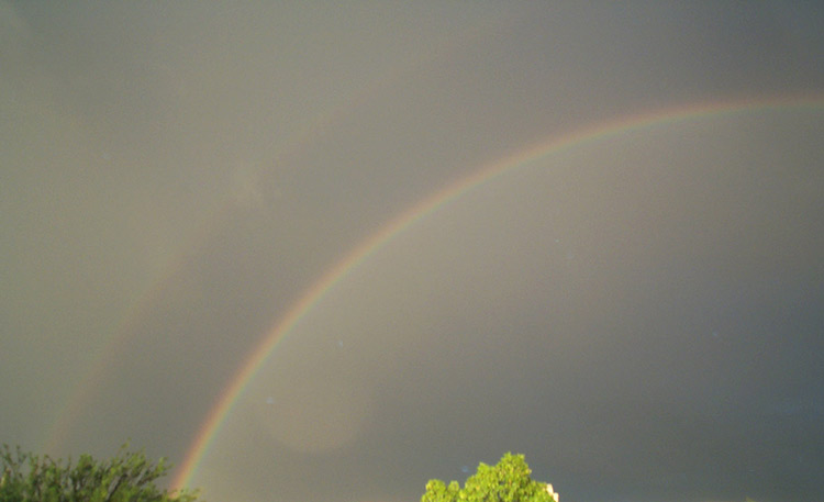 Rainbow over Tucson, Arizona, USA