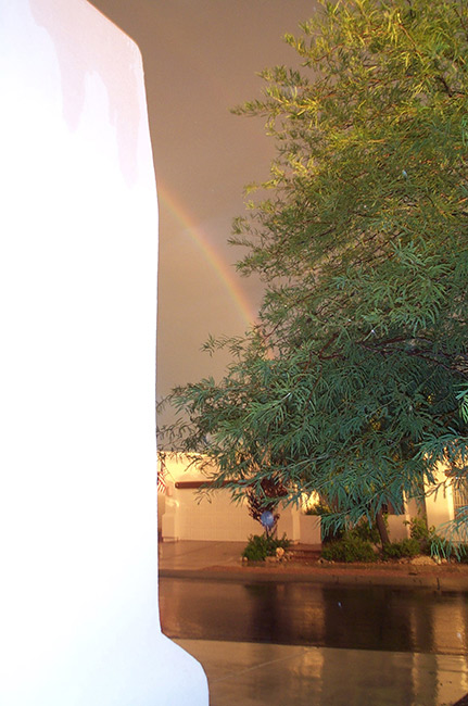 Rainbow over Tucson, Arizona, USA