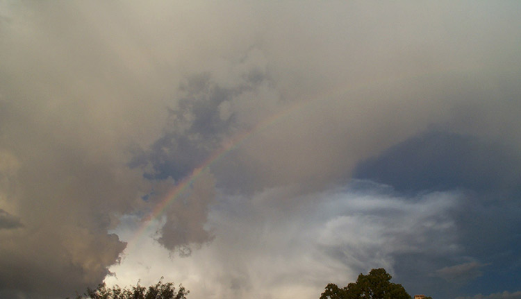 Rainbow over Tucson, Arizona, USA