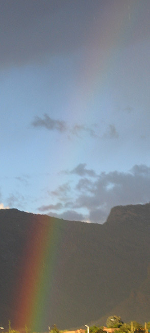 Rainbow over Tucson, Arizona, USA